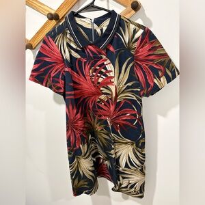 THE BODY BAG BRAND TROPICAL PRINT DRESS